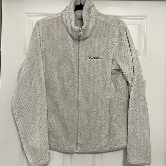 Columbia Jackets & Blazers - Columbia Beech Forest Full Zip Fleece Jacket in Cream